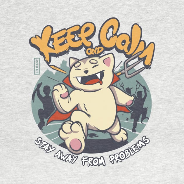 Keep Calm - Vampire Cat by AGAMUS